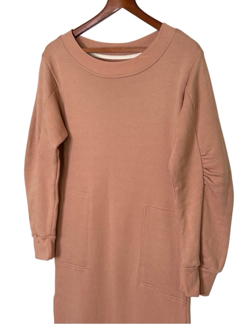Free People Beach Sweatshirt Midi Dress XL (Fits Smaller) French Terry Cotton - Picture 2 of 10